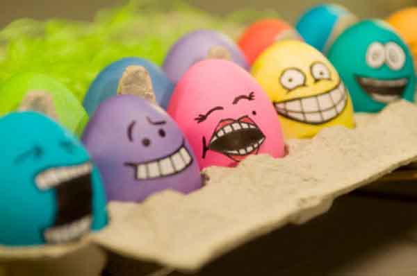 Creative Easter Eggs Designs Talk Cock Sing Song