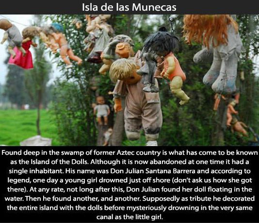 Creepy Places on Earth - Isla de las Munecas Talk Cock Sing Song 08